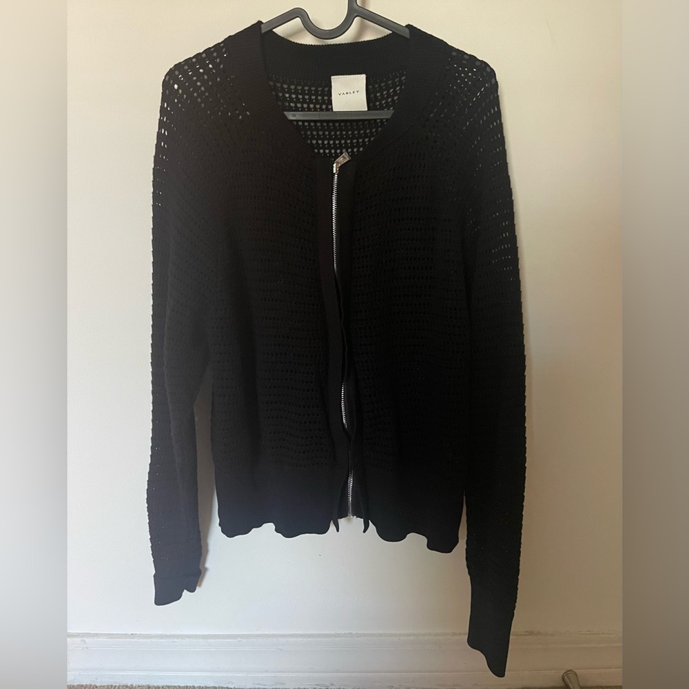 Varley Cameron Black Knit Cardigan (XS)